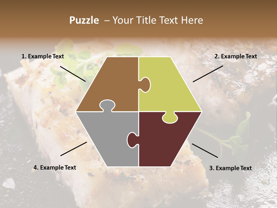 Fresh Iron Pan Orange PowerPoint Template