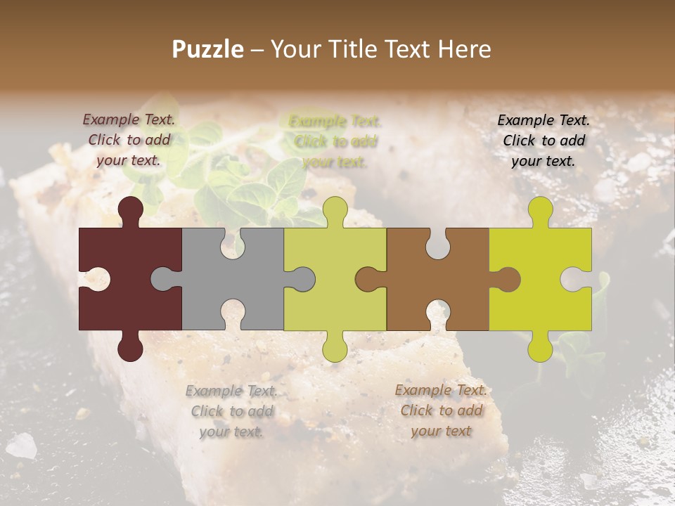 Fresh Iron Pan Orange PowerPoint Template