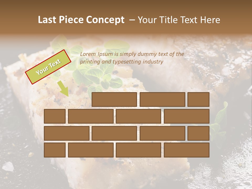 Fresh Iron Pan Orange PowerPoint Template
