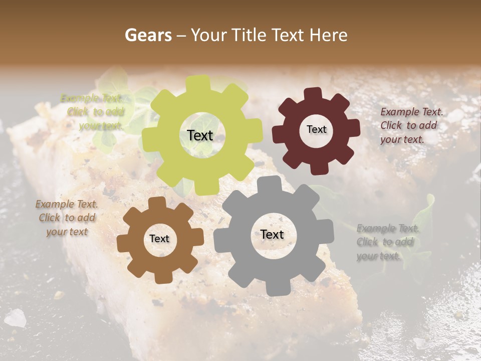 Fresh Iron Pan Orange PowerPoint Template