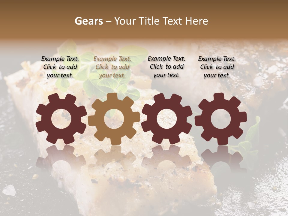 Fresh Iron Pan Orange PowerPoint Template