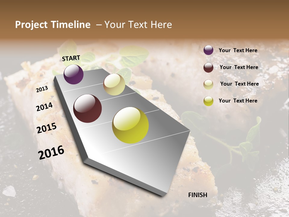 Fresh Iron Pan Orange PowerPoint Template