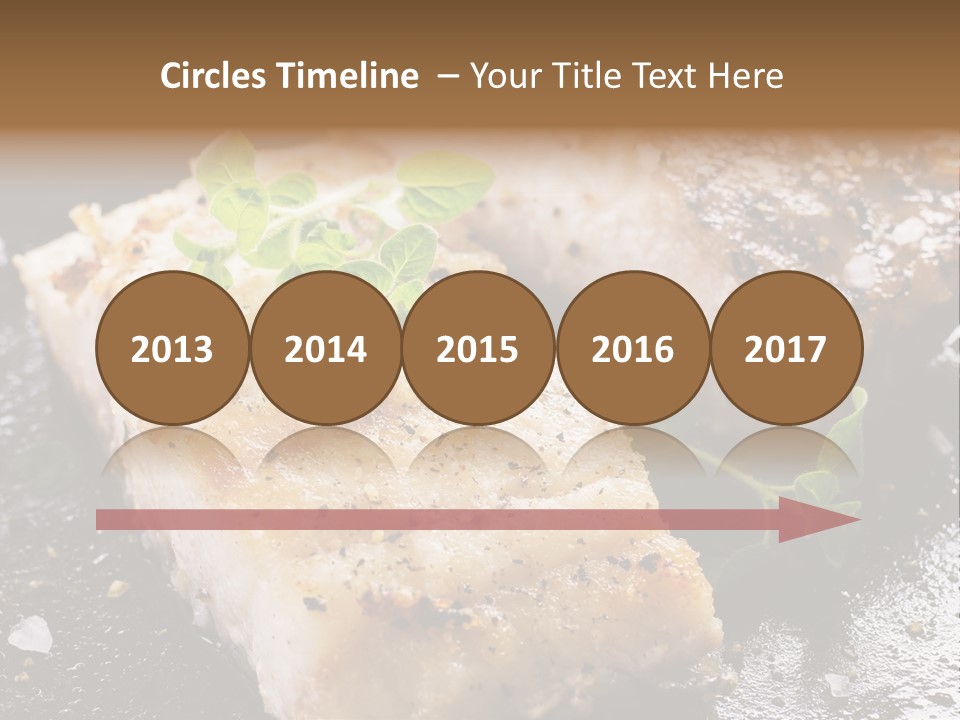 Fresh Iron Pan Orange PowerPoint Template