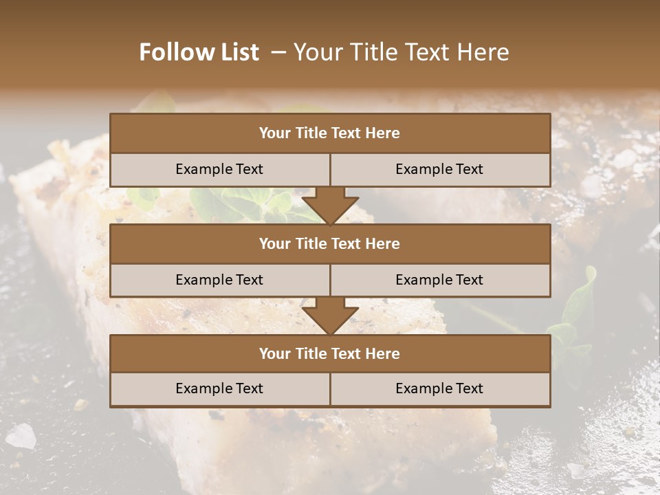 Fresh Iron Pan Orange PowerPoint Template