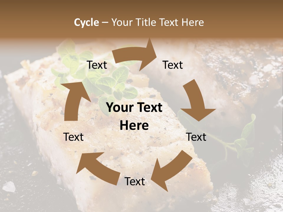 Fresh Iron Pan Orange PowerPoint Template
