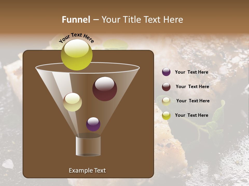 Fresh Iron Pan Orange PowerPoint Template