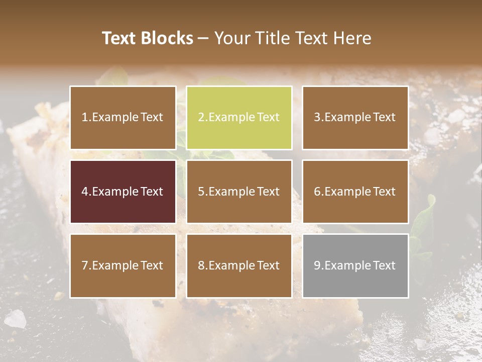 Fresh Iron Pan Orange PowerPoint Template