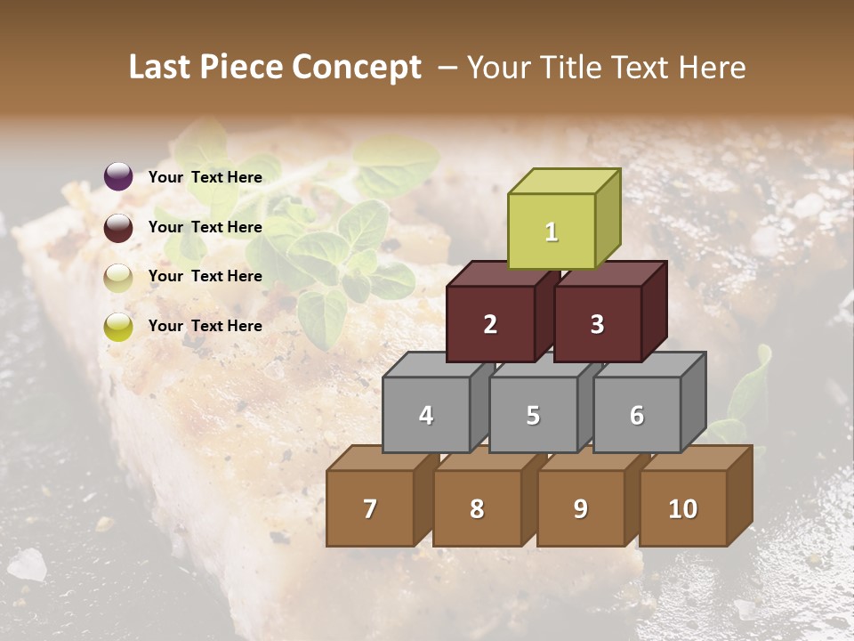 Fresh Iron Pan Orange PowerPoint Template