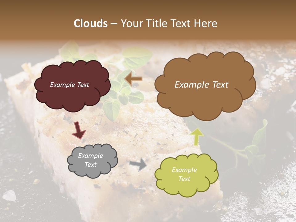 Fresh Iron Pan Orange PowerPoint Template