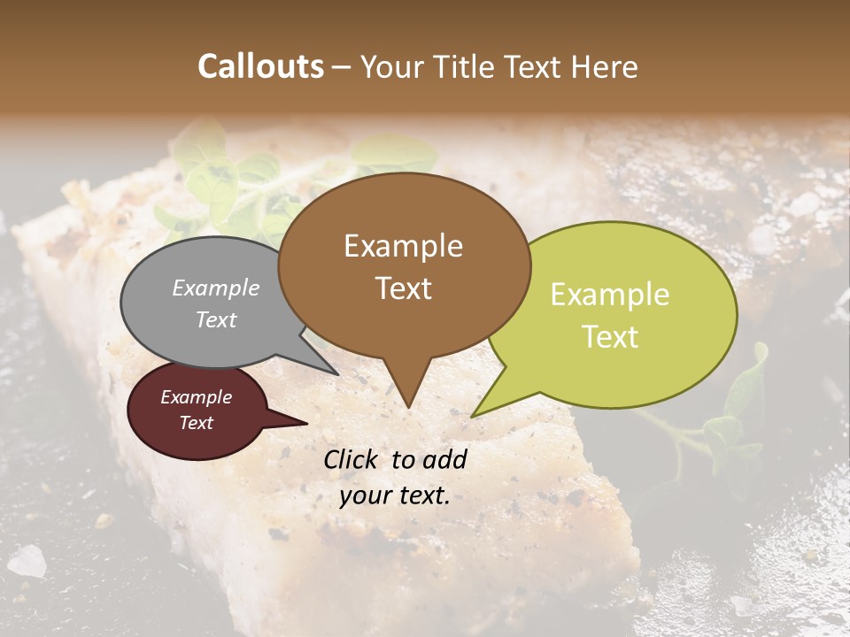 Fresh Iron Pan Orange PowerPoint Template