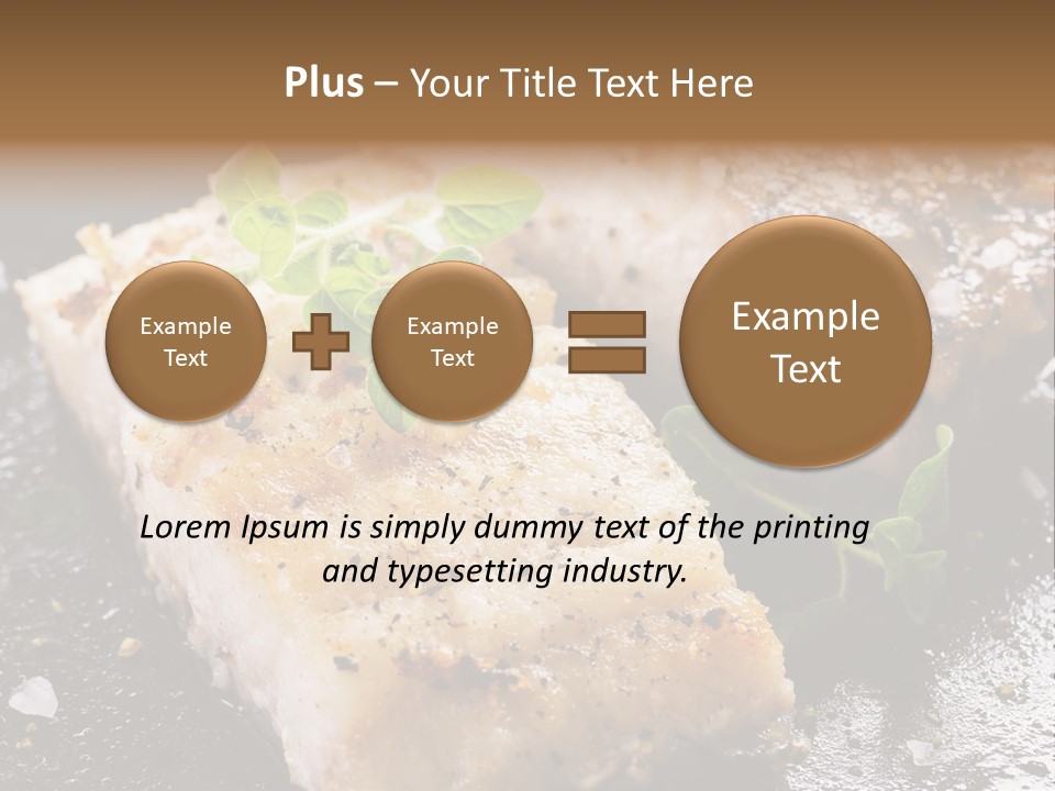 Fresh Iron Pan Orange PowerPoint Template