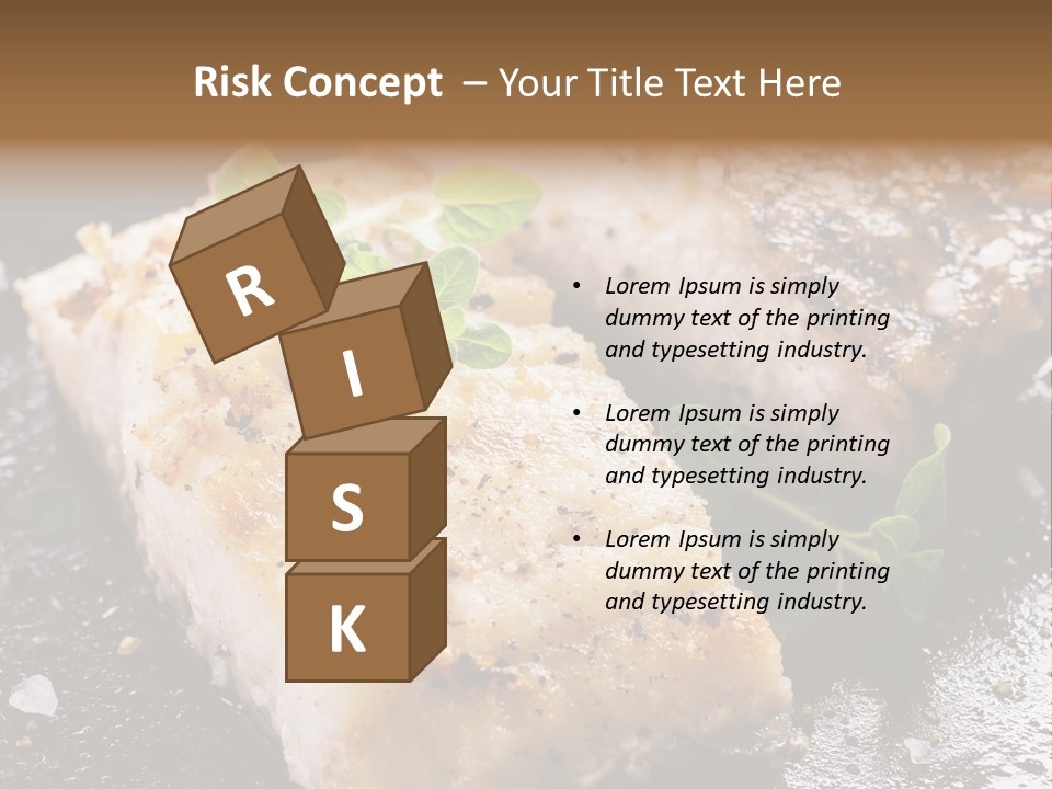 Fresh Iron Pan Orange PowerPoint Template