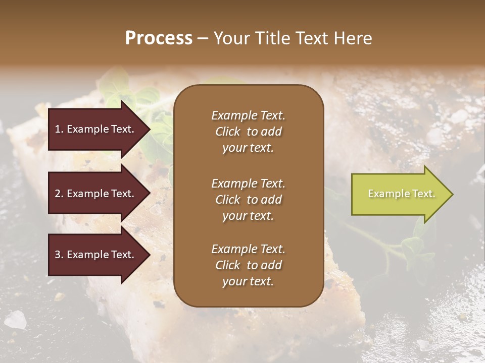 Fresh Iron Pan Orange PowerPoint Template