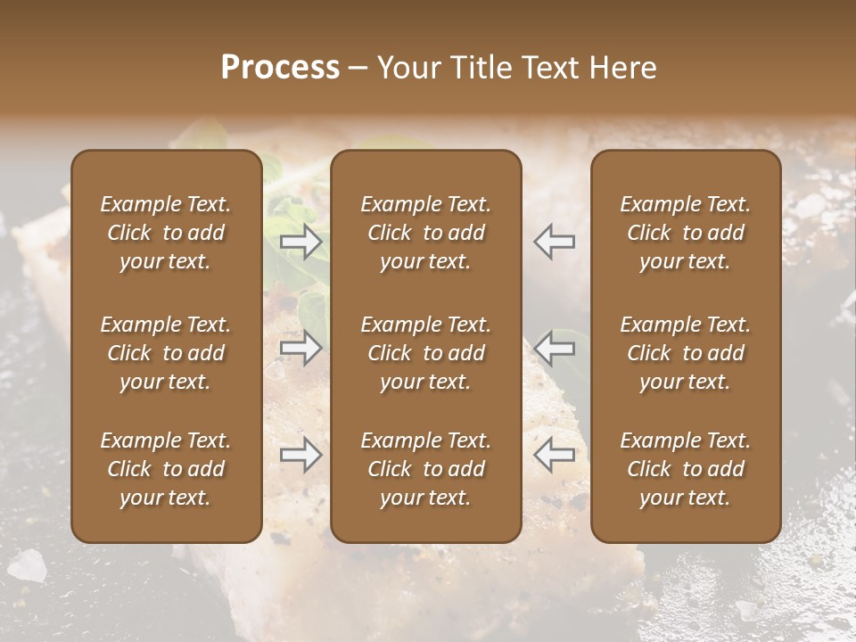 Fresh Iron Pan Orange PowerPoint Template