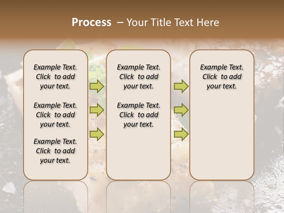 Fresh Iron Pan Orange PowerPoint Template
