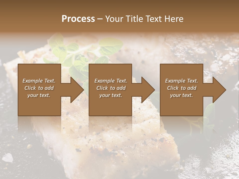 Fresh Iron Pan Orange PowerPoint Template