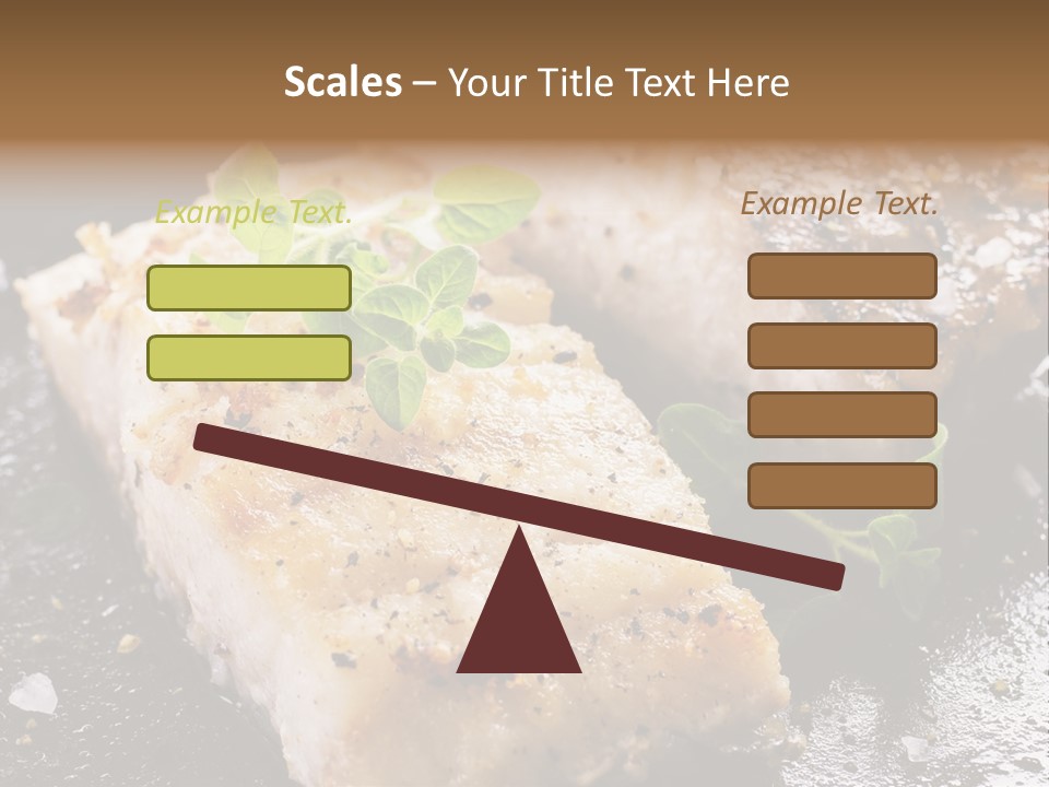 Fresh Iron Pan Orange PowerPoint Template