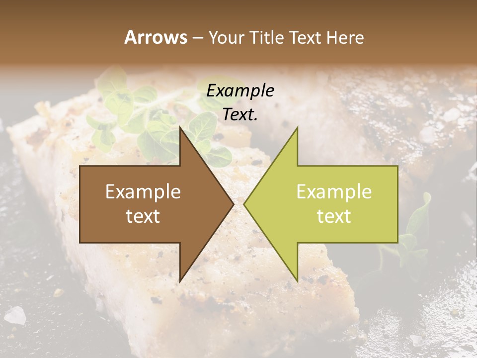 Fresh Iron Pan Orange PowerPoint Template