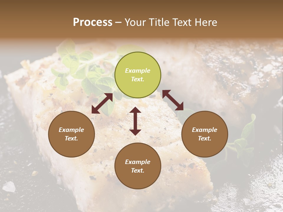 Fresh Iron Pan Orange PowerPoint Template