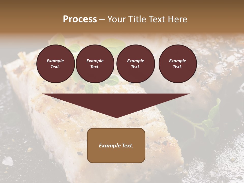 Fresh Iron Pan Orange PowerPoint Template