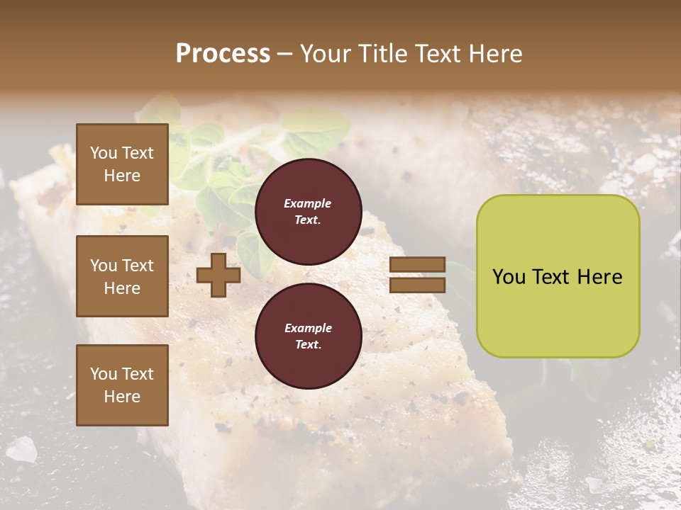 Fresh Iron Pan Orange PowerPoint Template