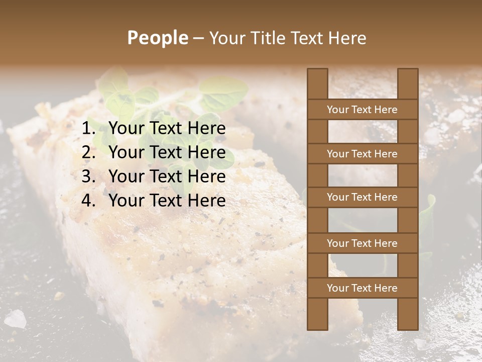 Fresh Iron Pan Orange PowerPoint Template