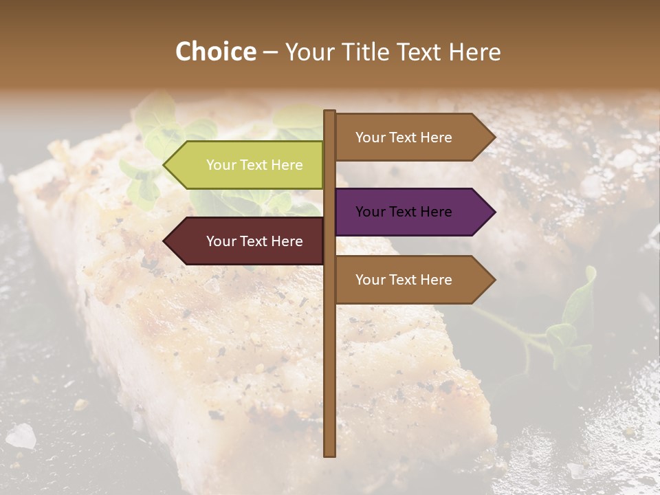Fresh Iron Pan Orange PowerPoint Template