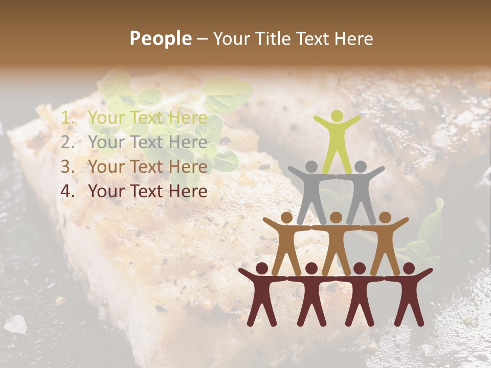 Fresh Iron Pan Orange PowerPoint Template