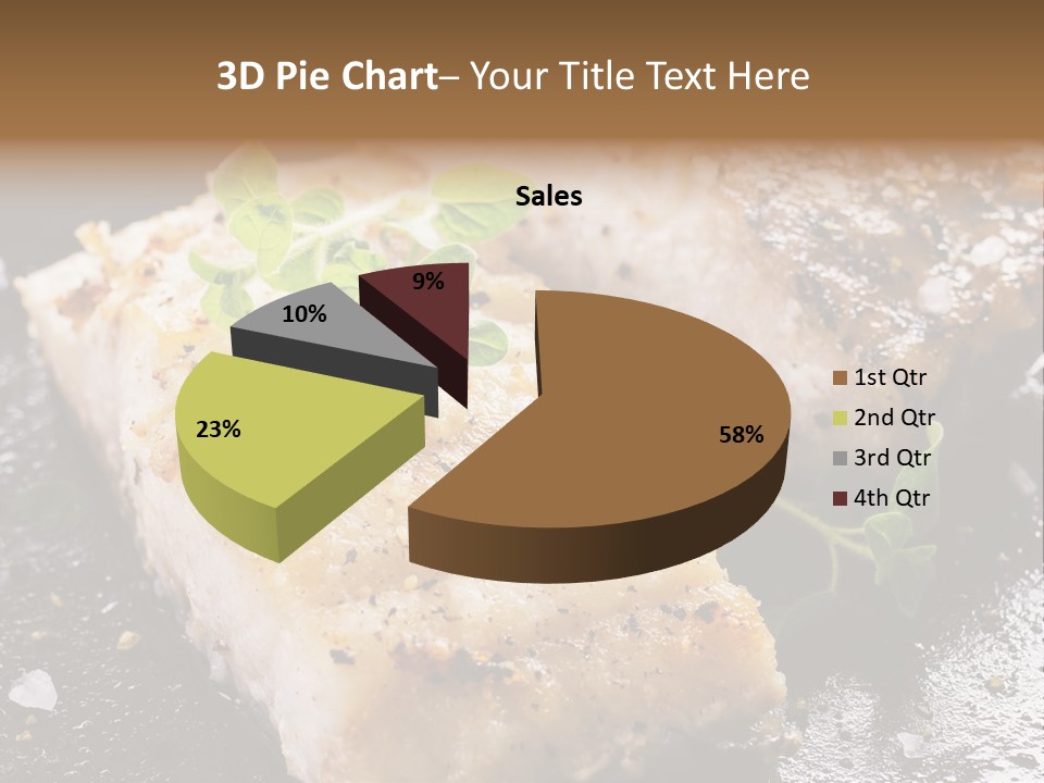 Fresh Iron Pan Orange PowerPoint Template