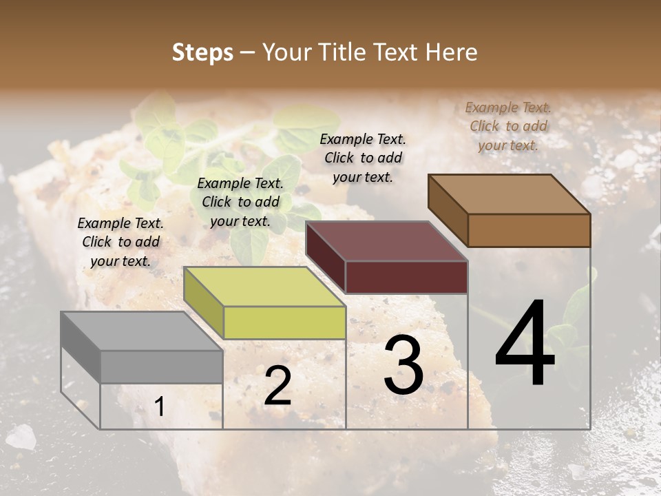 Fresh Iron Pan Orange PowerPoint Template