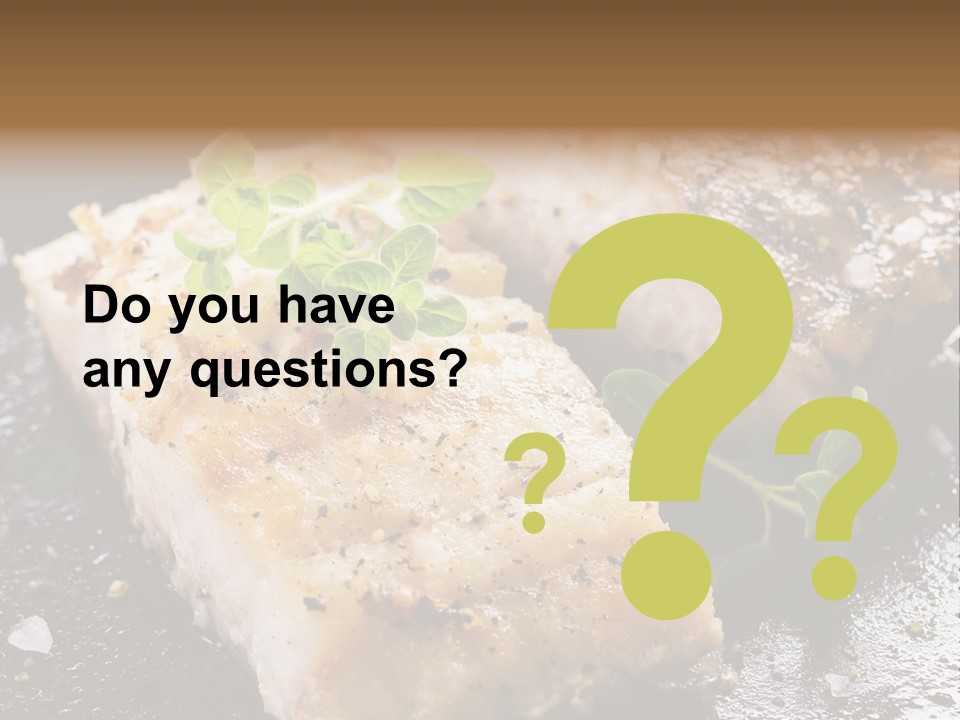 Fresh Iron Pan Orange PowerPoint Template