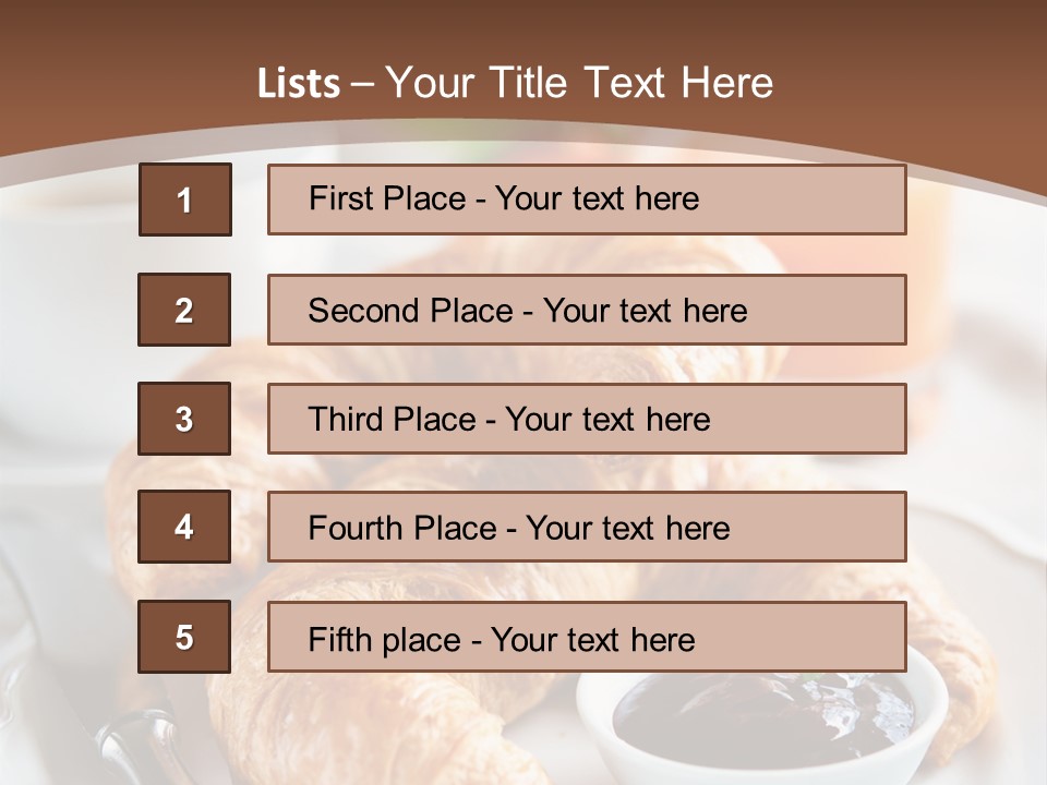Vegetarian Delicious Fruits PowerPoint Template