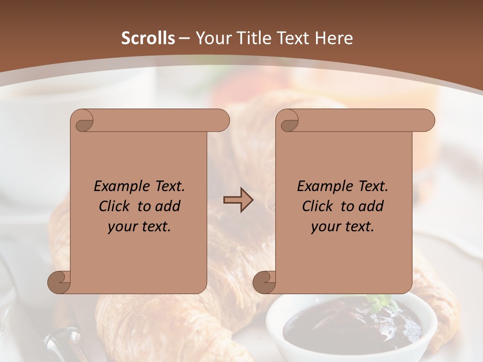 Vegetarian Delicious Fruits PowerPoint Template