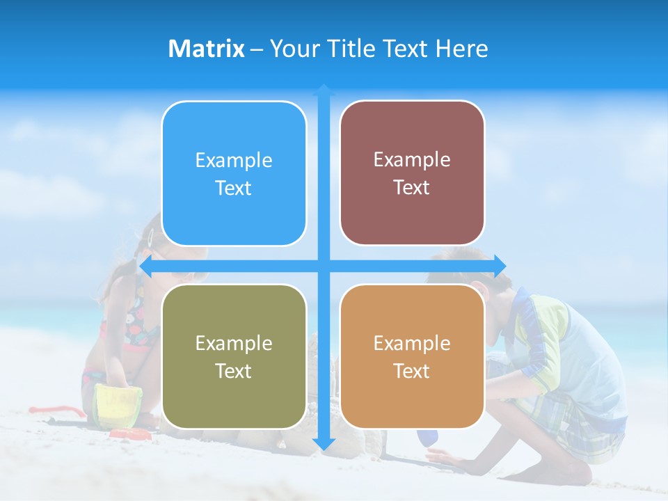 Summer Young Sister PowerPoint Template