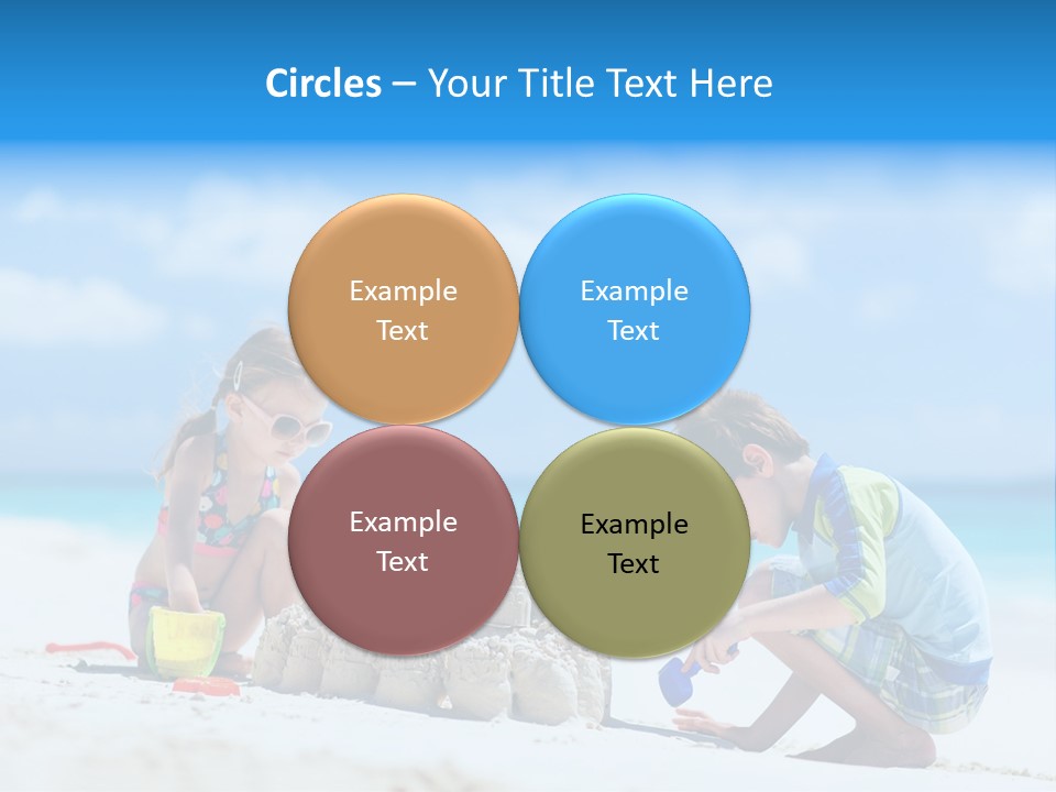 Summer Young Sister PowerPoint Template