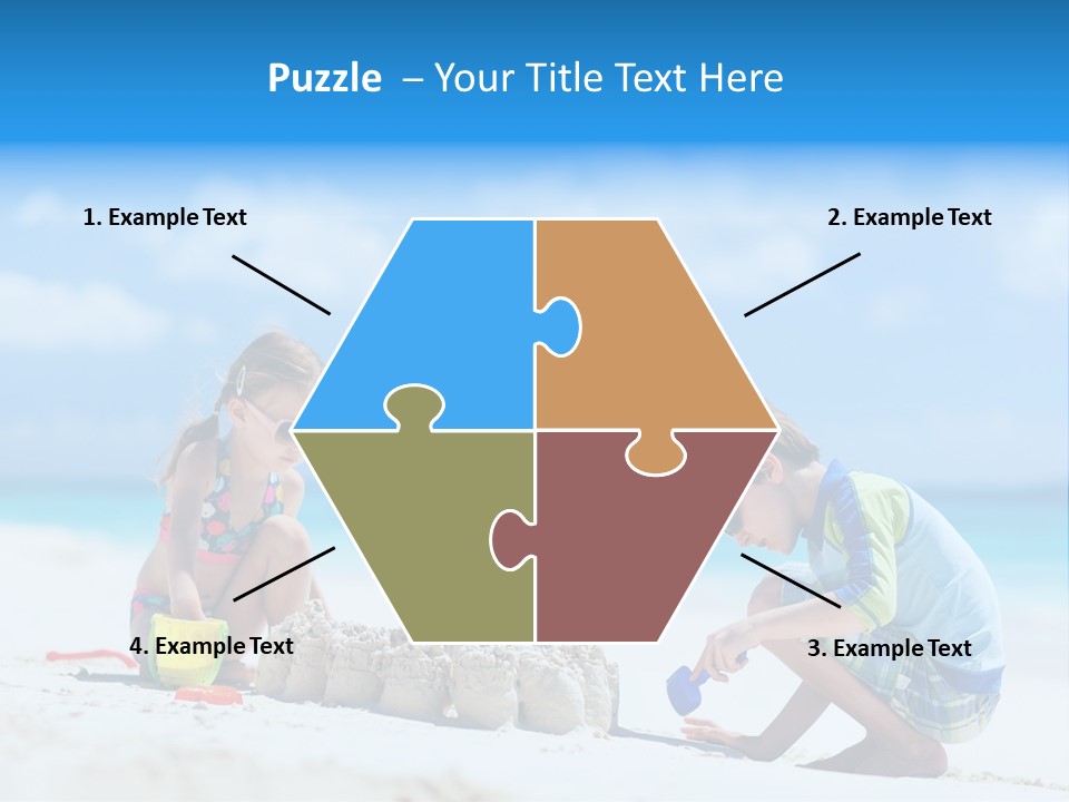 Summer Young Sister PowerPoint Template