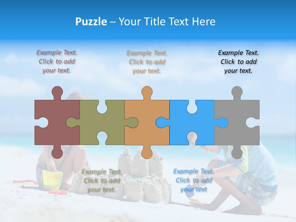 Summer Young Sister PowerPoint Template