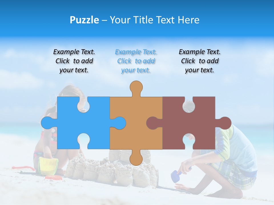 Summer Young Sister PowerPoint Template