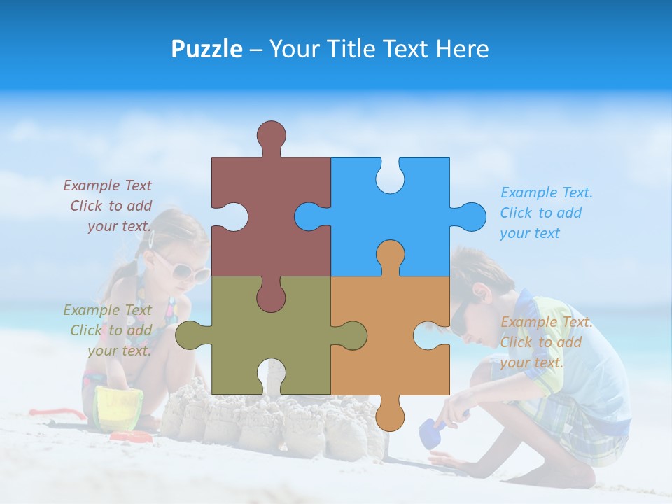 Summer Young Sister PowerPoint Template