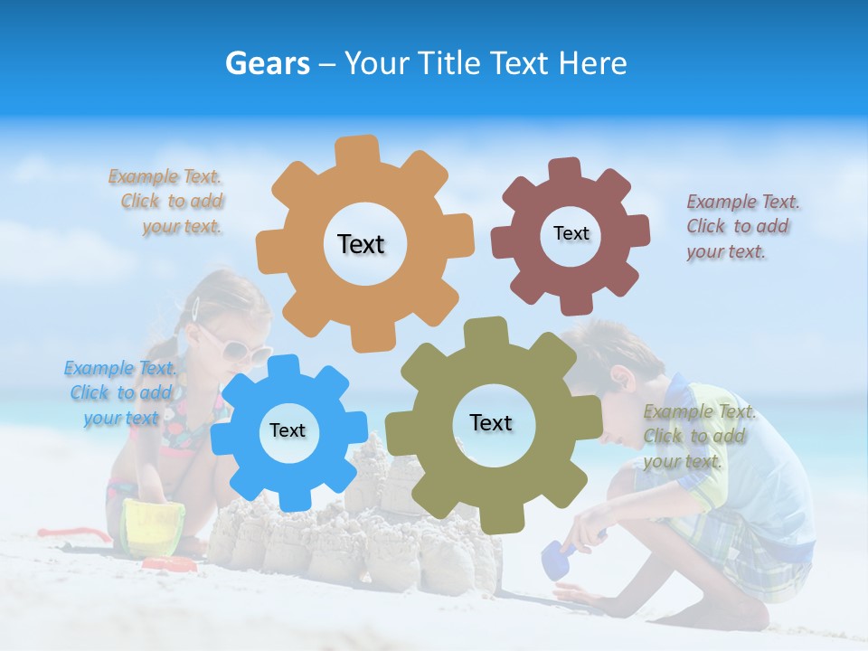 Summer Young Sister PowerPoint Template