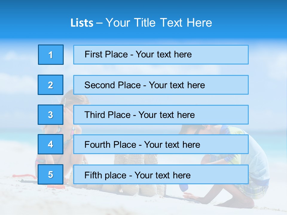 Summer Young Sister PowerPoint Template