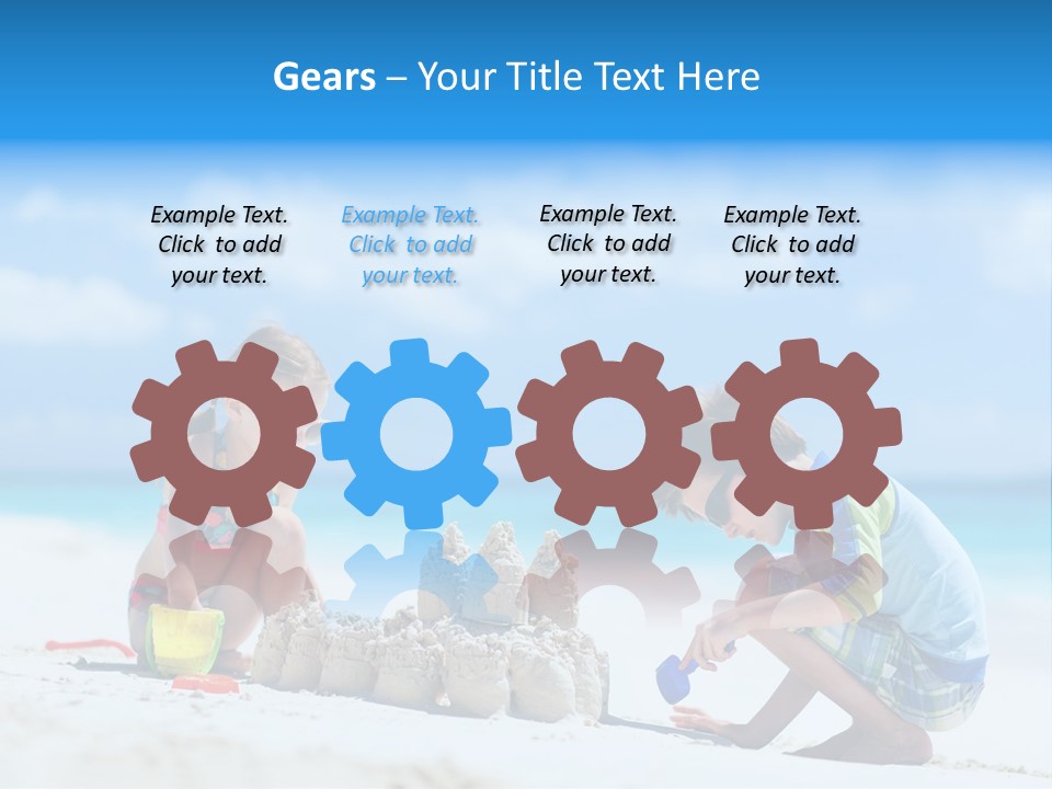 Summer Young Sister PowerPoint Template