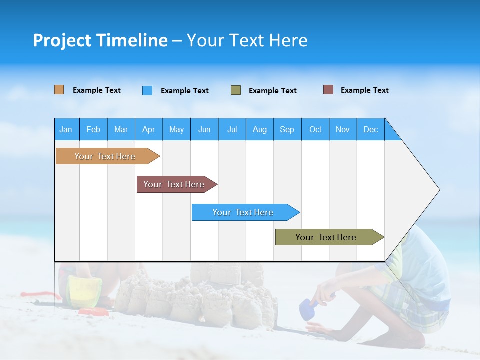 Summer Young Sister PowerPoint Template