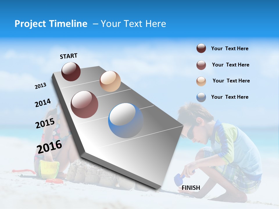 Summer Young Sister PowerPoint Template