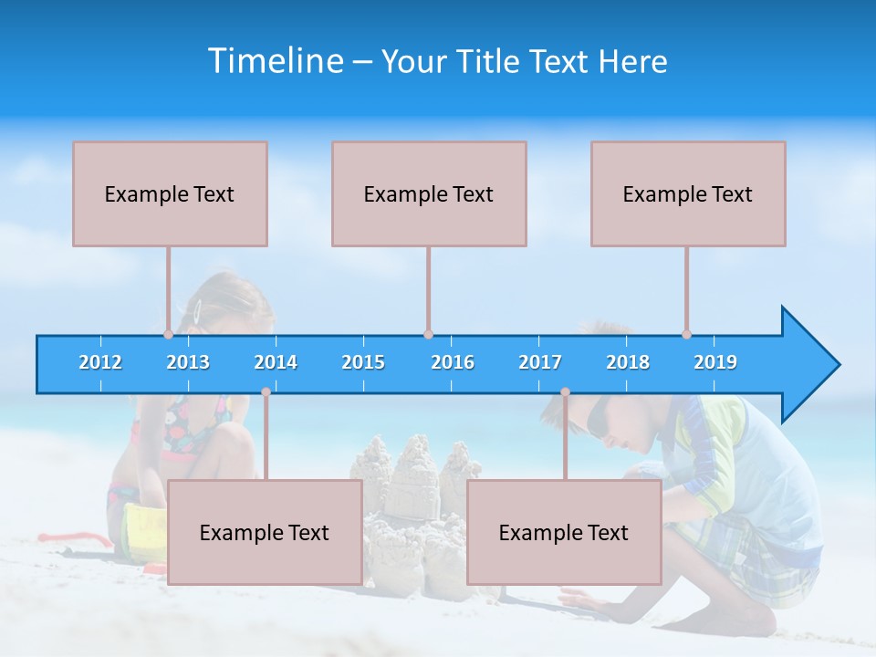 Summer Young Sister PowerPoint Template