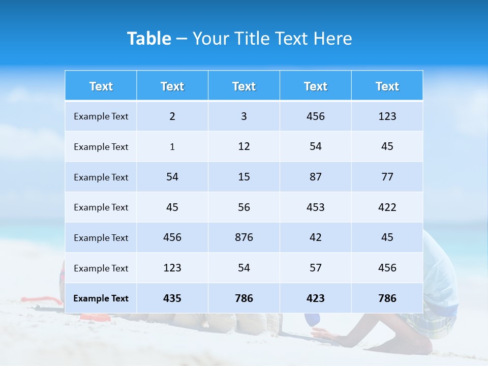 Summer Young Sister PowerPoint Template