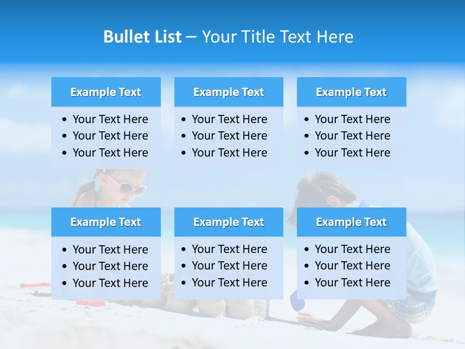 Summer Young Sister PowerPoint Template