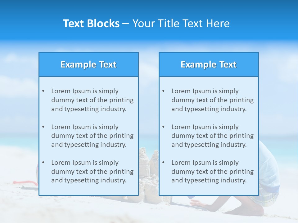 Summer Young Sister PowerPoint Template