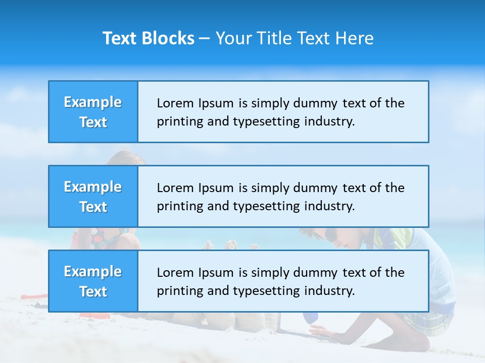 Summer Young Sister PowerPoint Template