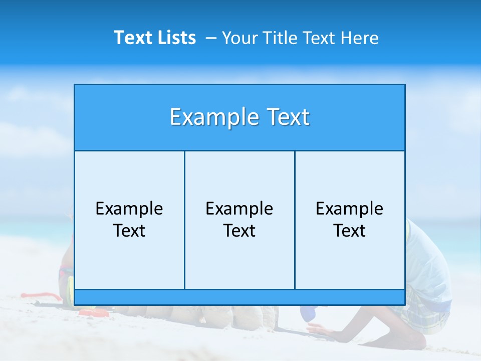 Summer Young Sister PowerPoint Template